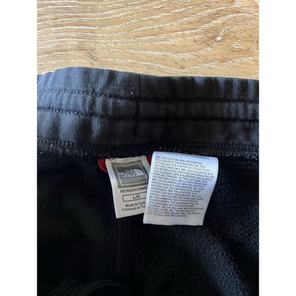 The North Face Mens Black Jogger Sweatpants Size Large w/ Drawstring - Picture 3 of 3